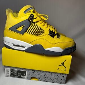 Size 7.5 - Nike Air Jordan 4 Retro Lightning 2021 Men's Shoes